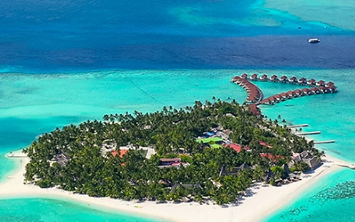 Alimatha Aquatic Resort on Alimatha Island in the Maldives