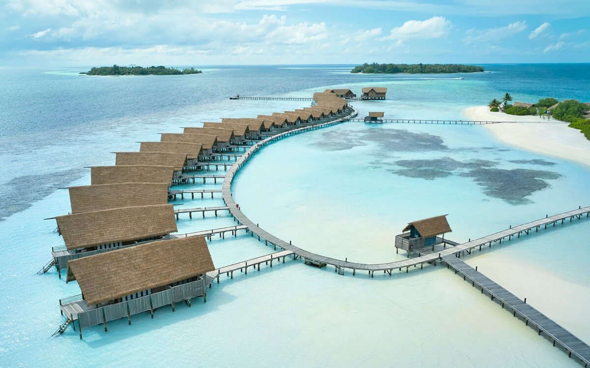 Cocoa Island on Makunufushi Island in the Maldives