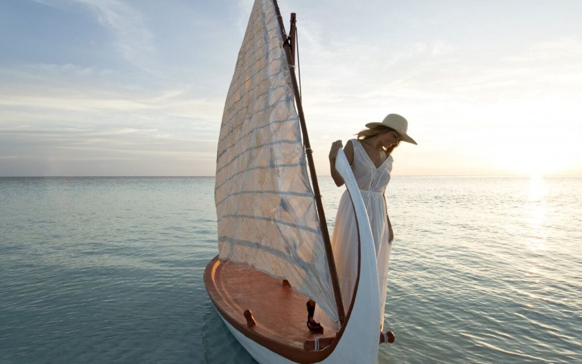 Constance Moofushi Resort on Moofushi Island in the Maldives