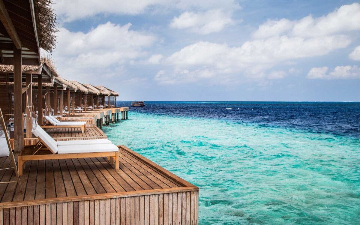 Dhiggiri Tourist Resort on Dhiggiri Island in the Maldives