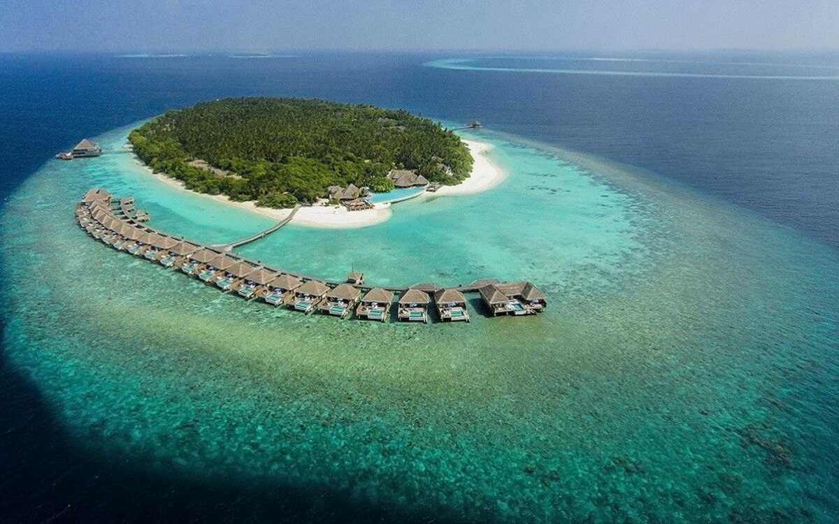 Dusit Thani Maldives on Mudhdhoo Island in the Maldives