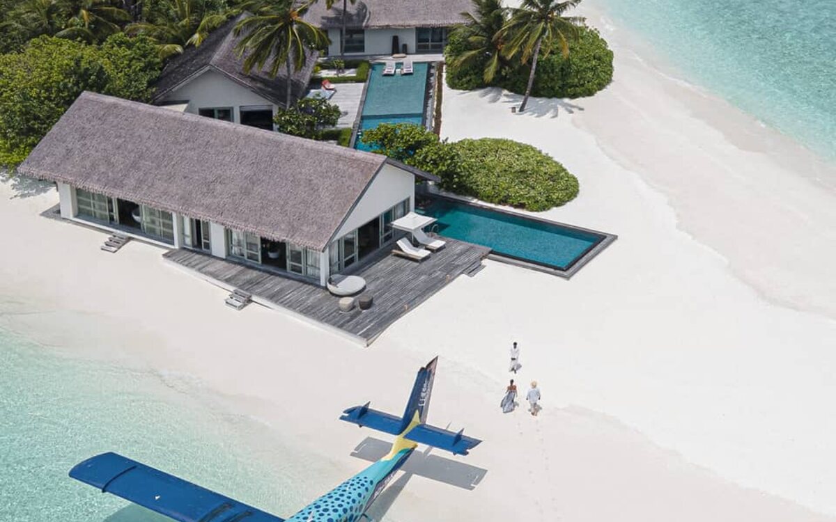 Four Seasons Private Island Maldives at Voavah on Voavah Island in the Maldives