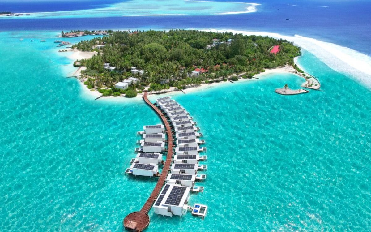 Holiday Inn Resort Kandooma Maldives on Kandooma Island in the Maldives