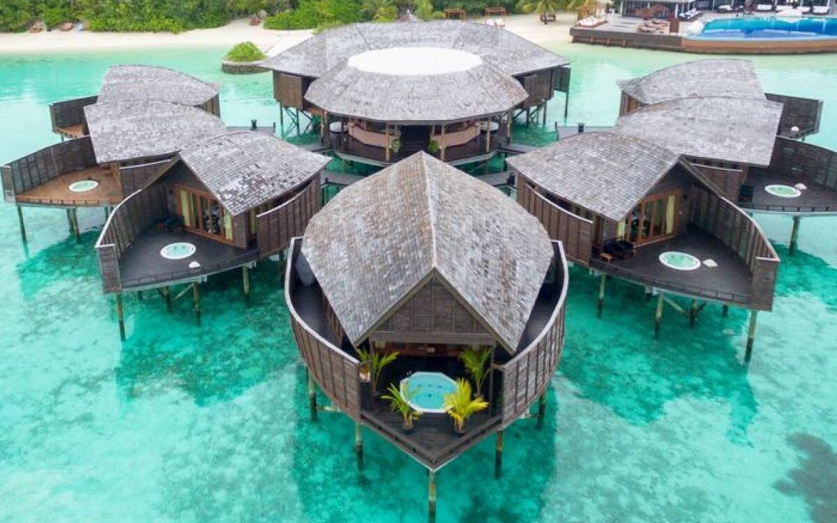 Lily Beach Resort on Huvahendhoo Island in the Maldives