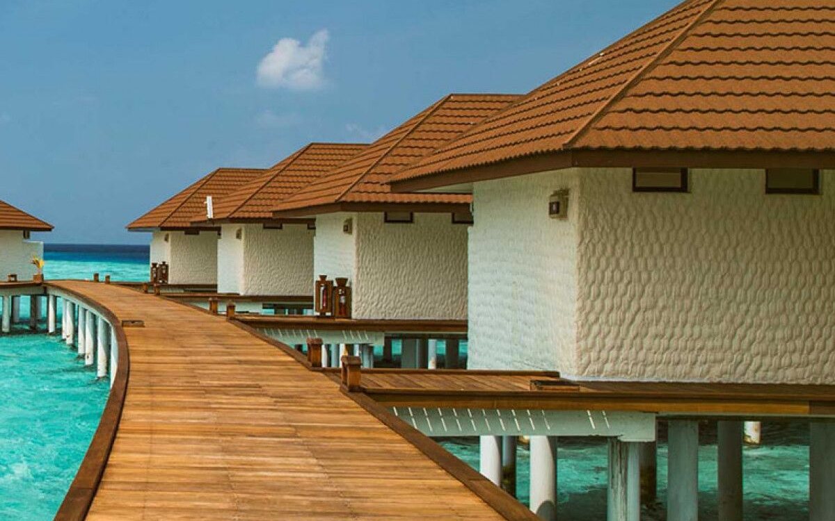 Maayafushi Tourist Resort on Maayafushi Island in the Maldives