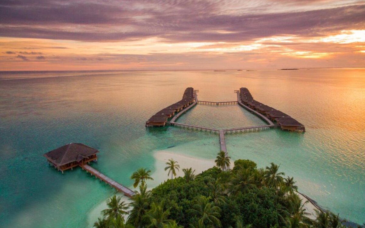 Medhufushi Island Resort on Medhufushi Island in the Maldives