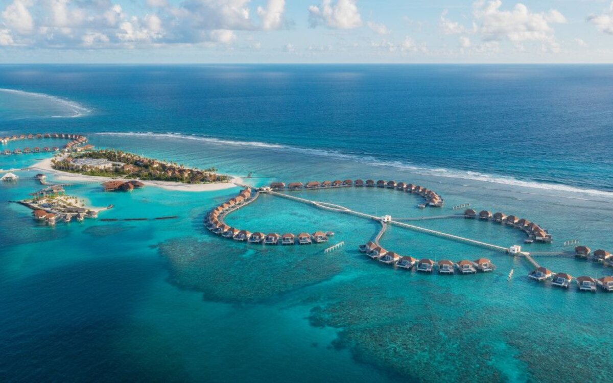 Radisson Blu Resort Maldives on Huruelhi Island in the Maldives
