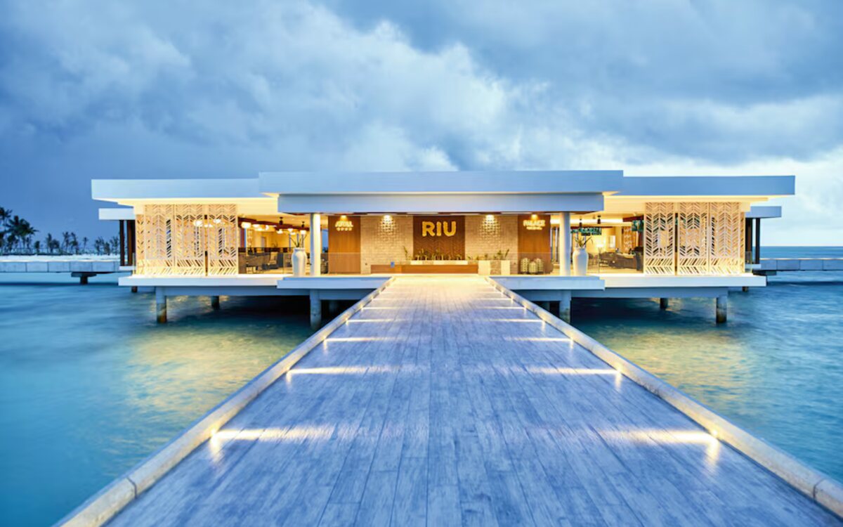 Riu Atoll and Riu Palace Maldivas on Maafushi and Kedhigandu Island in the Maldives