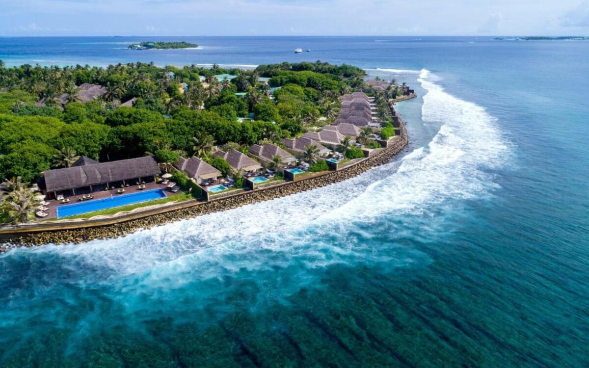 Sheraton Maldives Full Moon Resort & Spa on Furanafushi Island in the Maldives