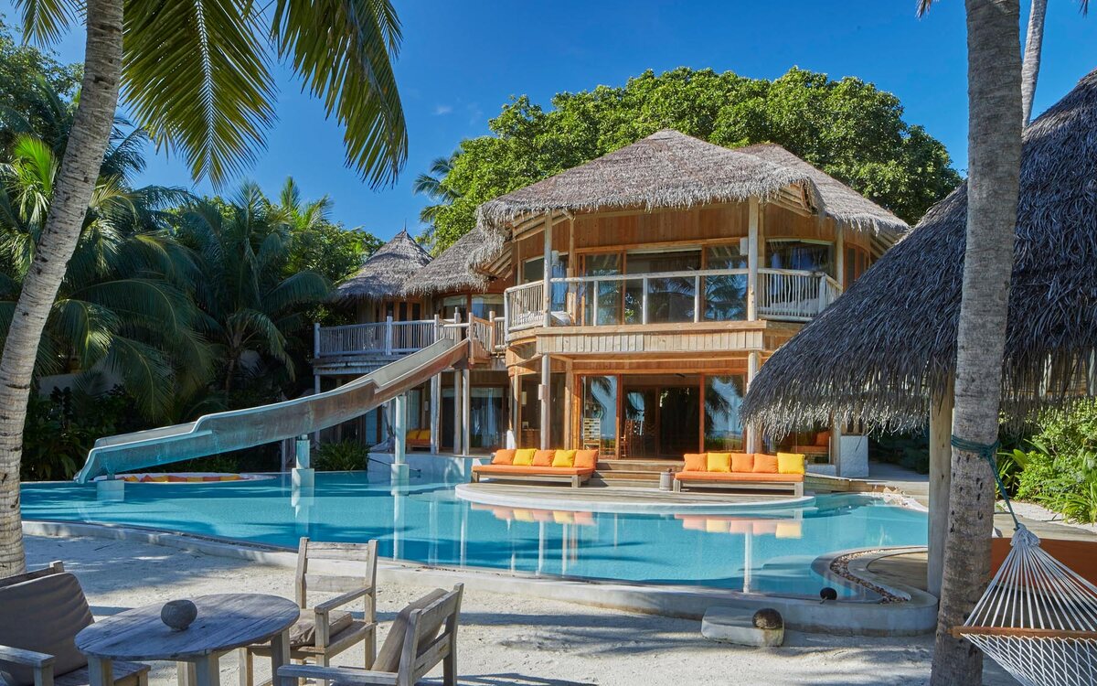 Soneva Fushi Resort on Kunfunadhoo Island in the Maldives