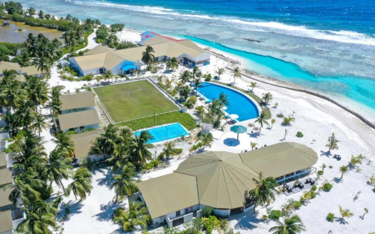 South Palm Resort Maldives on Ismehelahera Kedevaahera Island in the Maldives