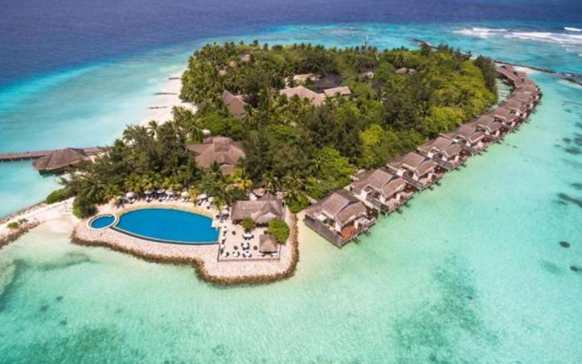 Taj Coral Reef Resort and Spa on Hembadhu Island in the Maldives
