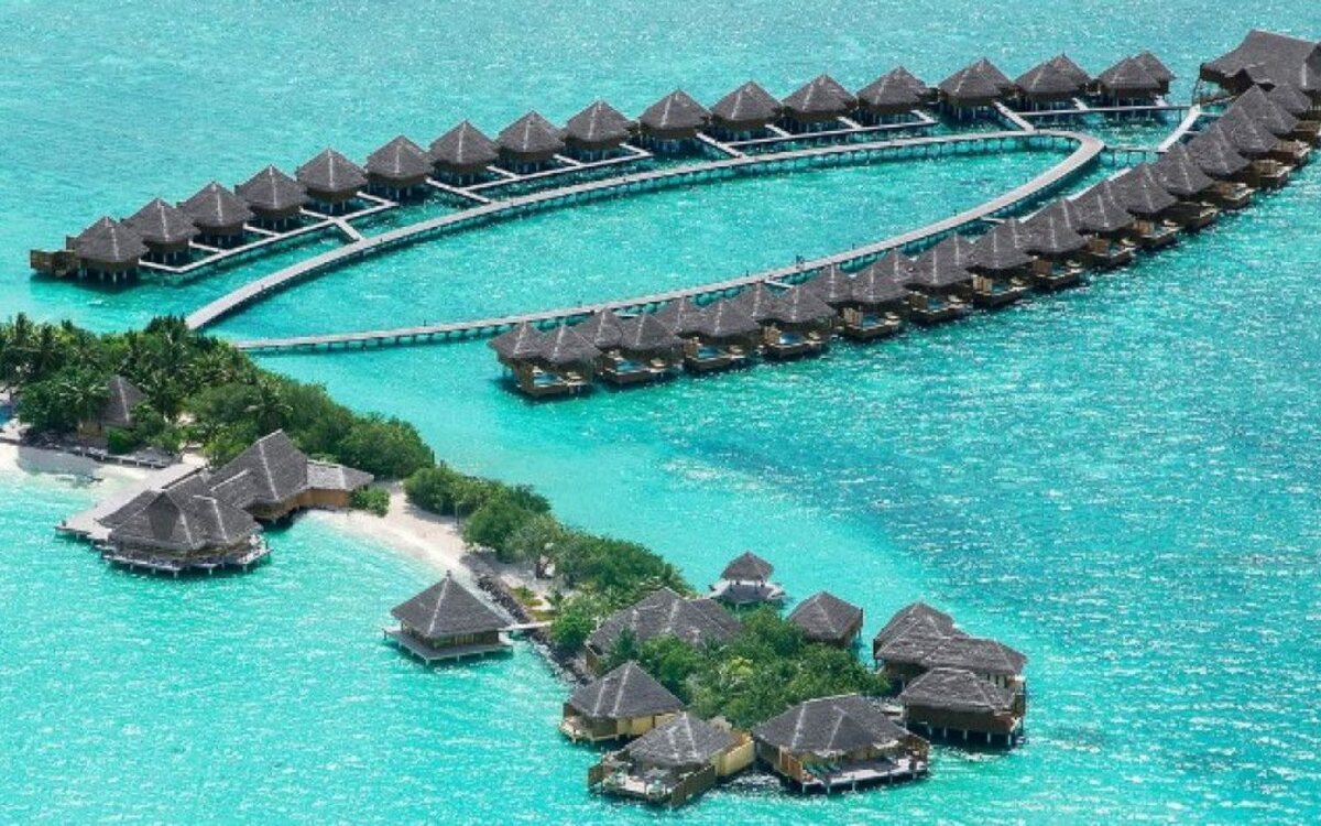 Taj Exotica Resort and Spa Maldives on Embudhu Finolhu Island in the Maldives