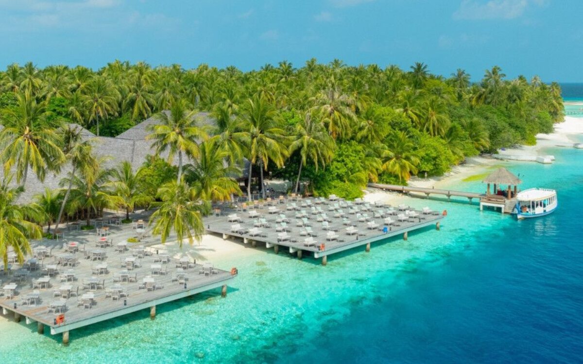 Vilamendhoo Island Resort on Vilamendhoo Island in the Maldives